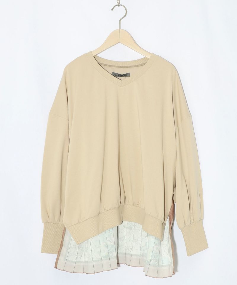 星座×ステンドグラス柄プリーツ切替プルオーバー-14