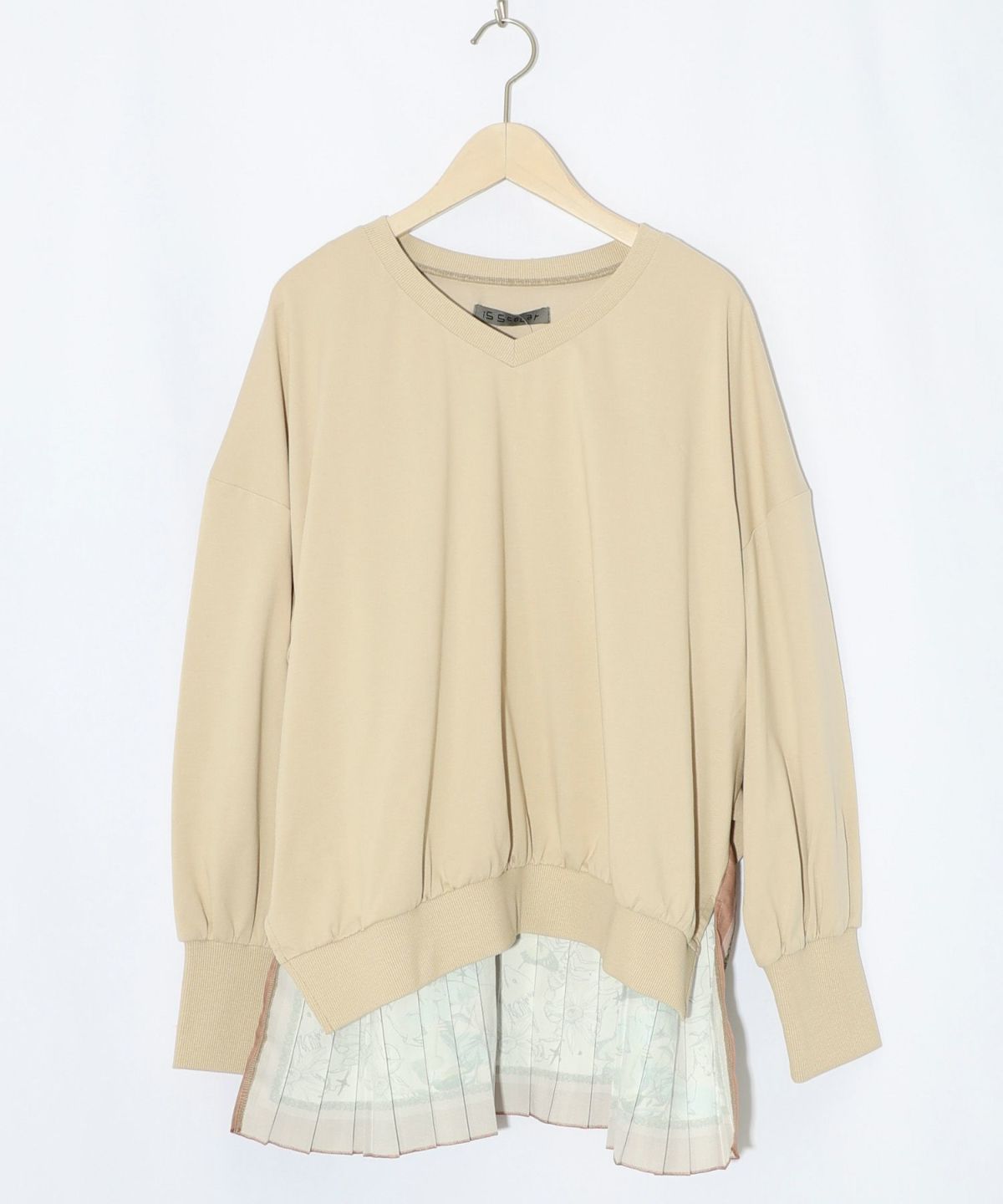 星座×ステンドグラス柄プリーツ切替プルオーバー-14