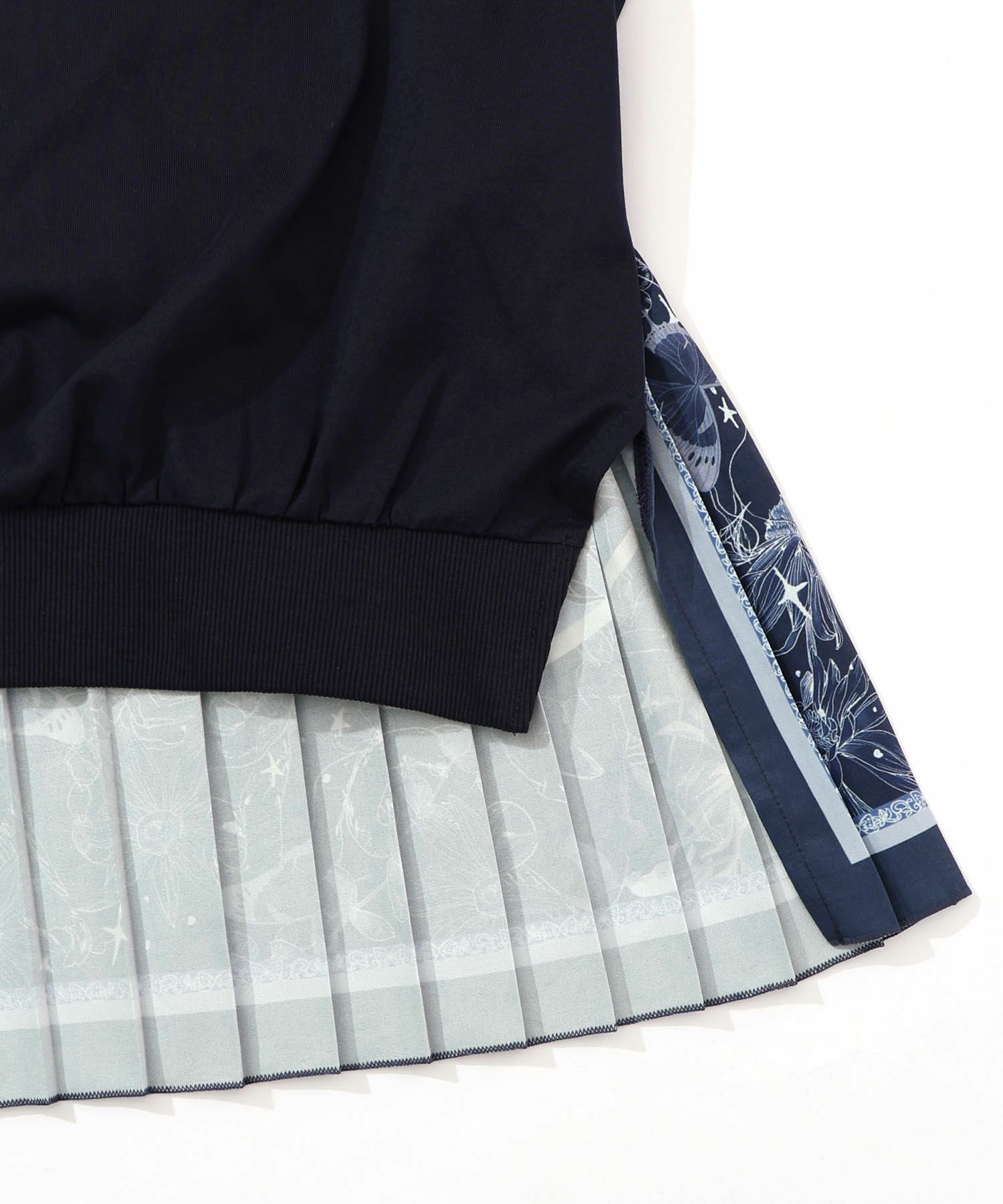 星座×ステンドグラス柄プリーツ切替プルオーバー-19