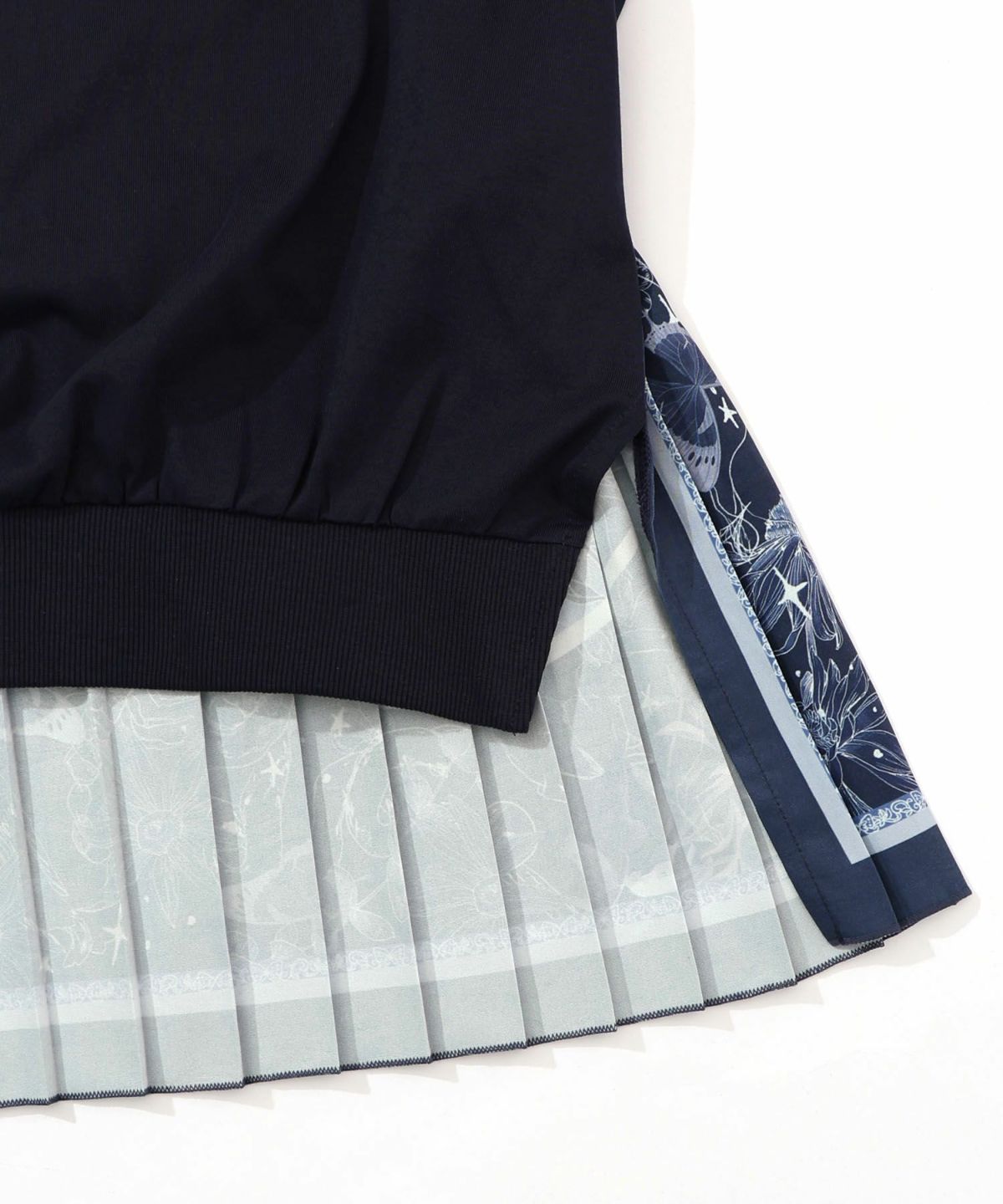 星座×ステンドグラス柄プリーツ切替プルオーバー-19