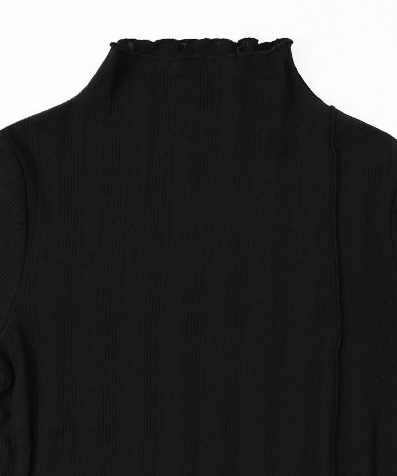 花蝶刺繍テレコ素材メロウ入りインナー-16