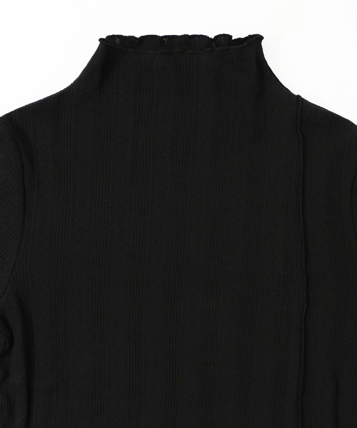 花蝶刺繍テレコ素材メロウ入りインナー-16