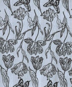 花蝶柄テレコ素材メロウ入りパンツ-13