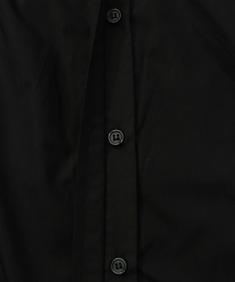 花刺繍トレンチコート風異素材切替ワンピース-24