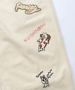 らくがき風ワッペンベルト付きパンツ-19