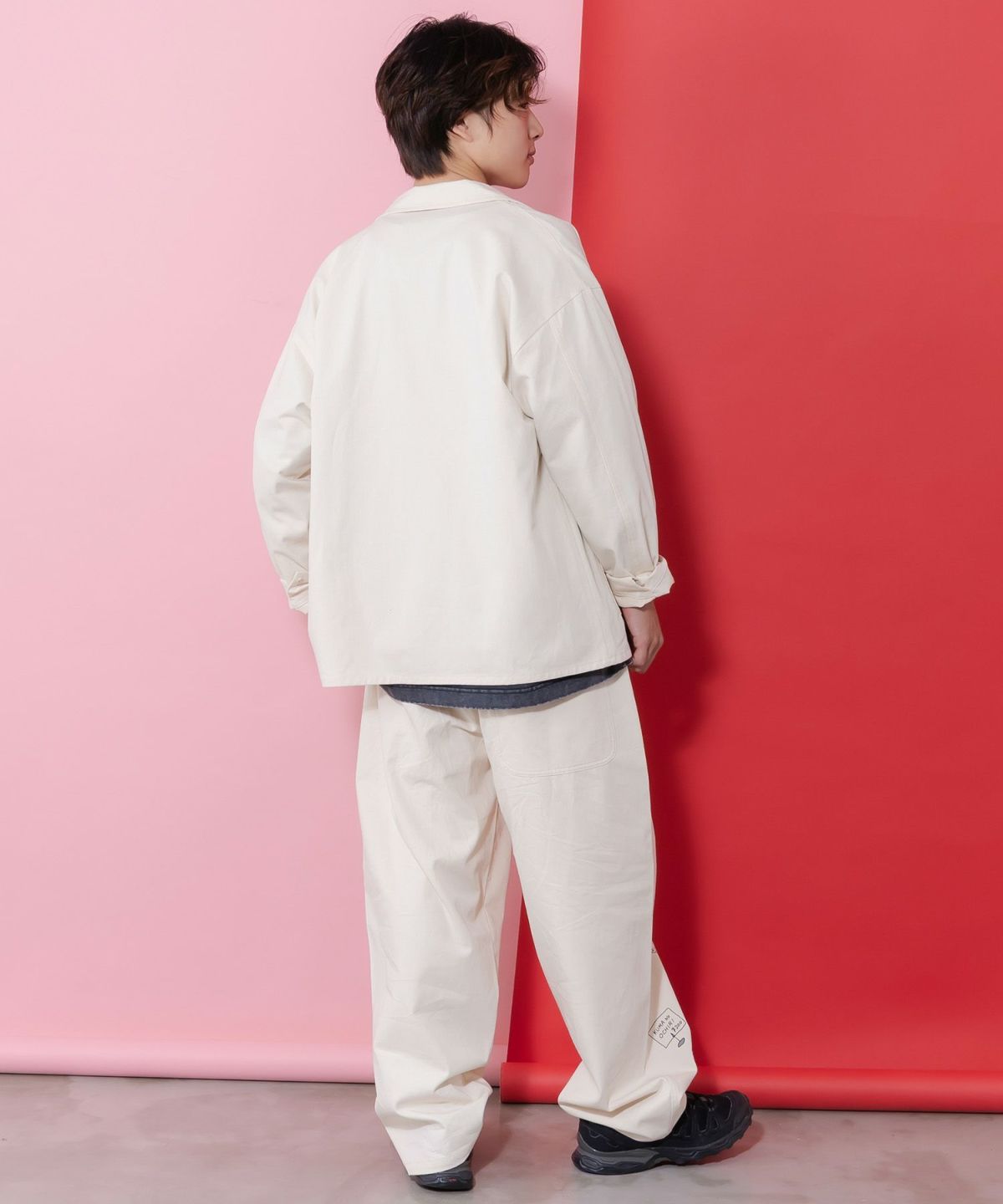 らくがき風ワッペンシャツジャケット-15