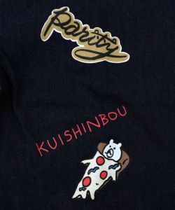 らくがき風ワッペンシャツジャケット-21