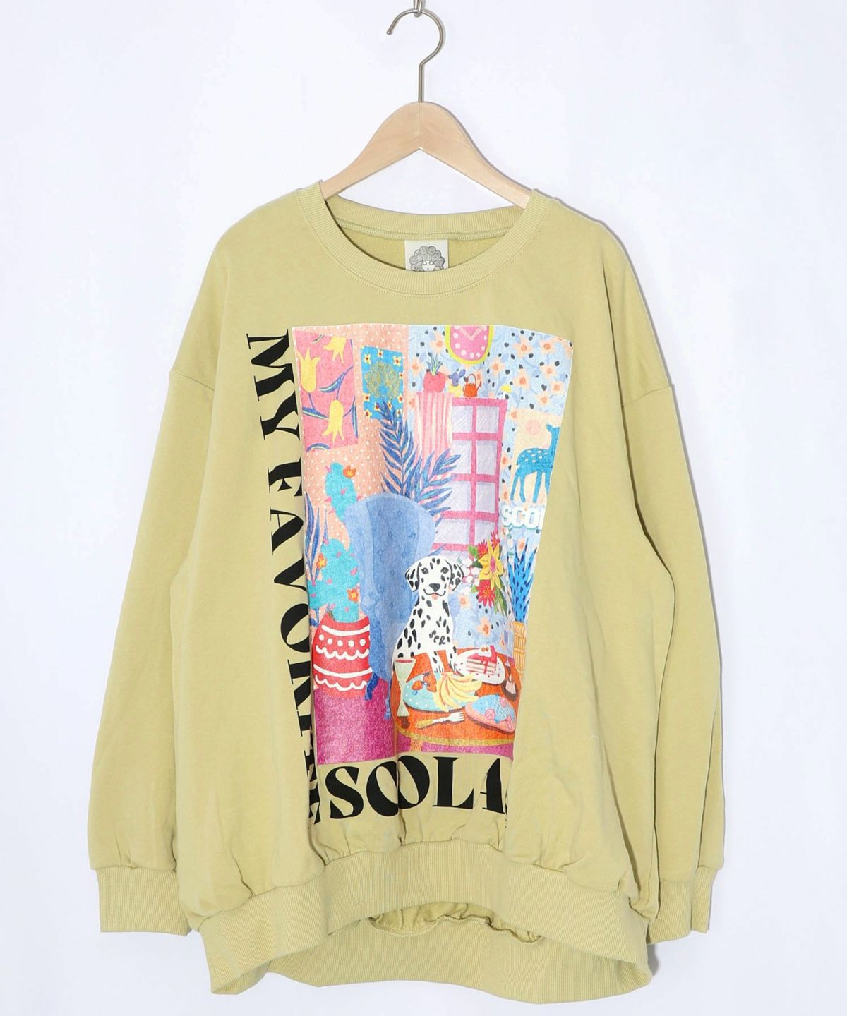 スカラールーム柄裏毛プルオーバー-15