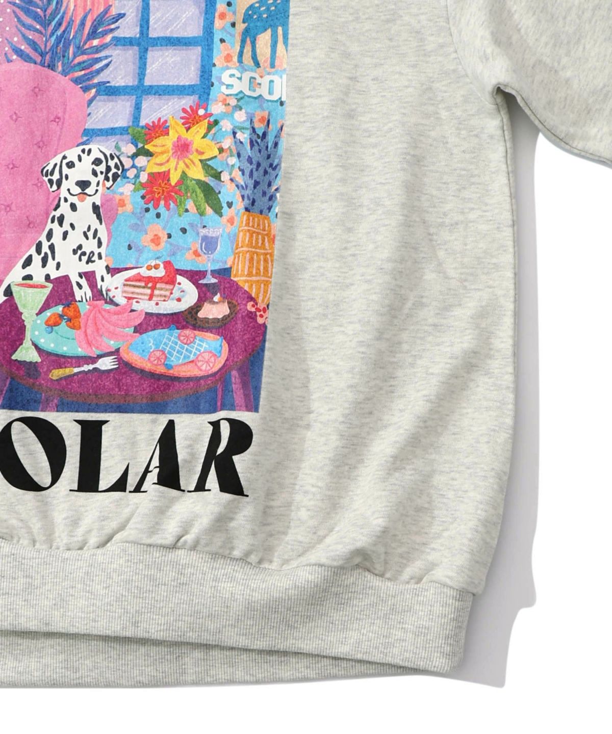 スカラールーム柄裏毛プルオーバー-19