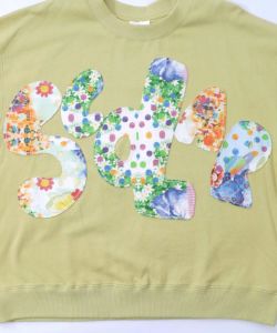 スカラー総柄ロゴアップリケ裏毛プルオーバー-17