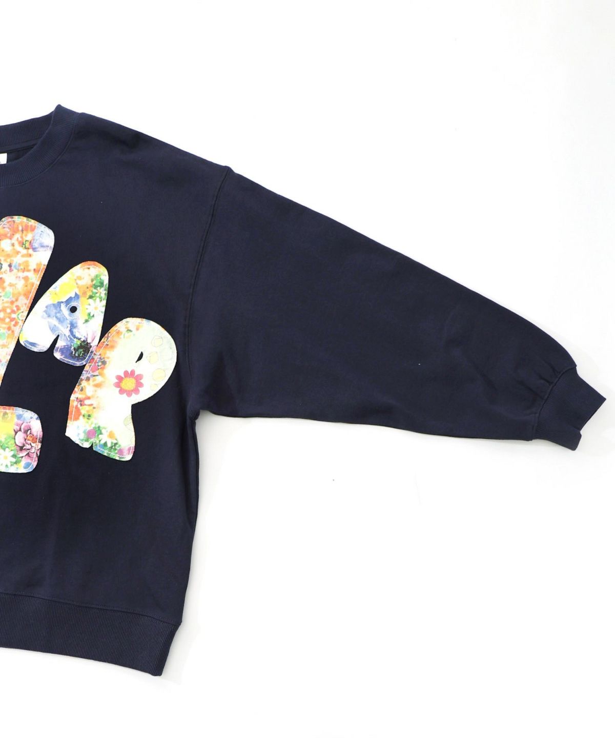 スカラー総柄ロゴアップリケ裏毛プルオーバー-19