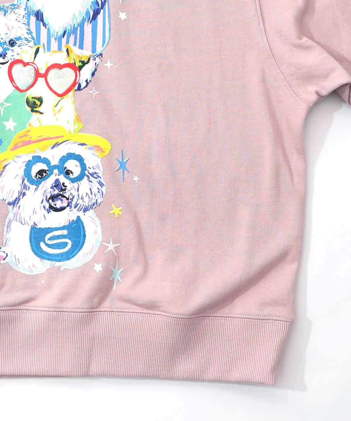 ラメ入りわんにゃん柄裏毛プルオーバー-20