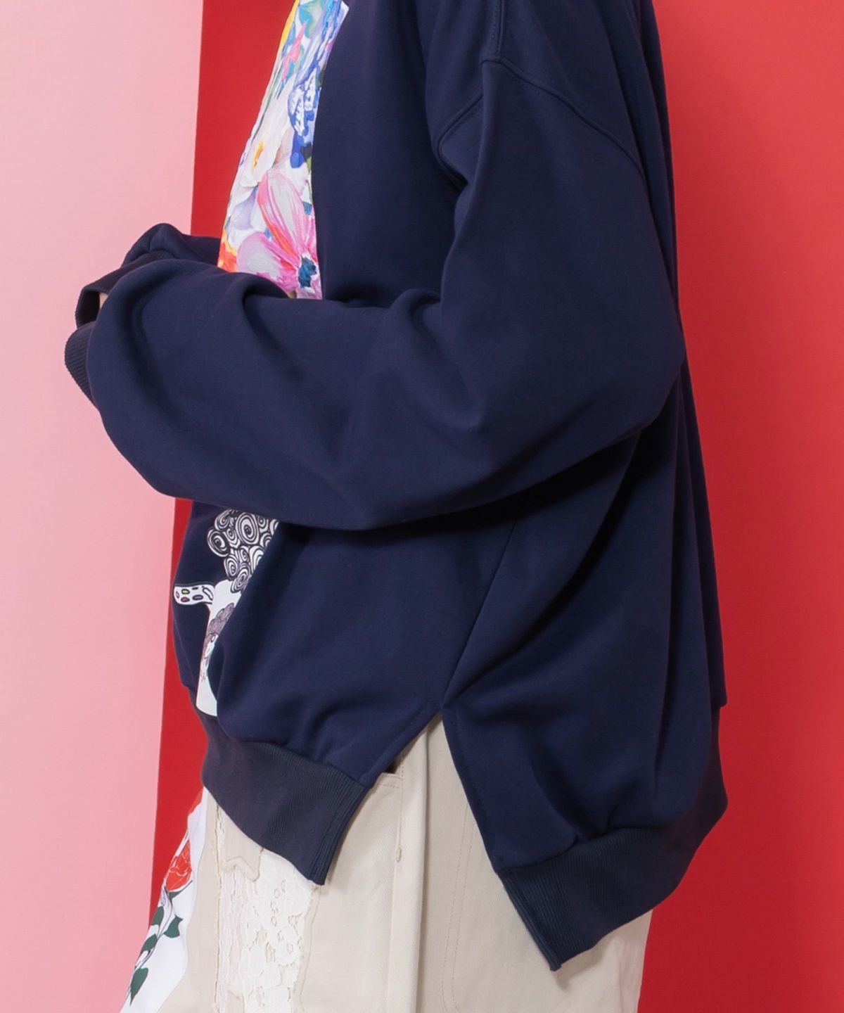 画家スカラーちゃんキャンバス柄プルオーバー-6