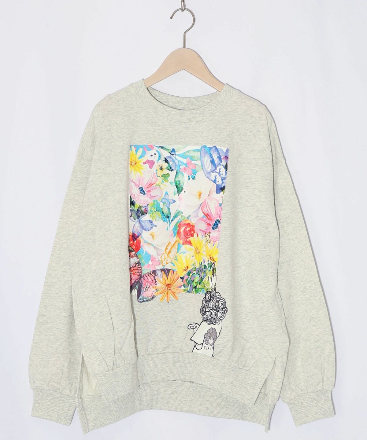 画家スカラーちゃんキャンバス柄プルオーバー-8