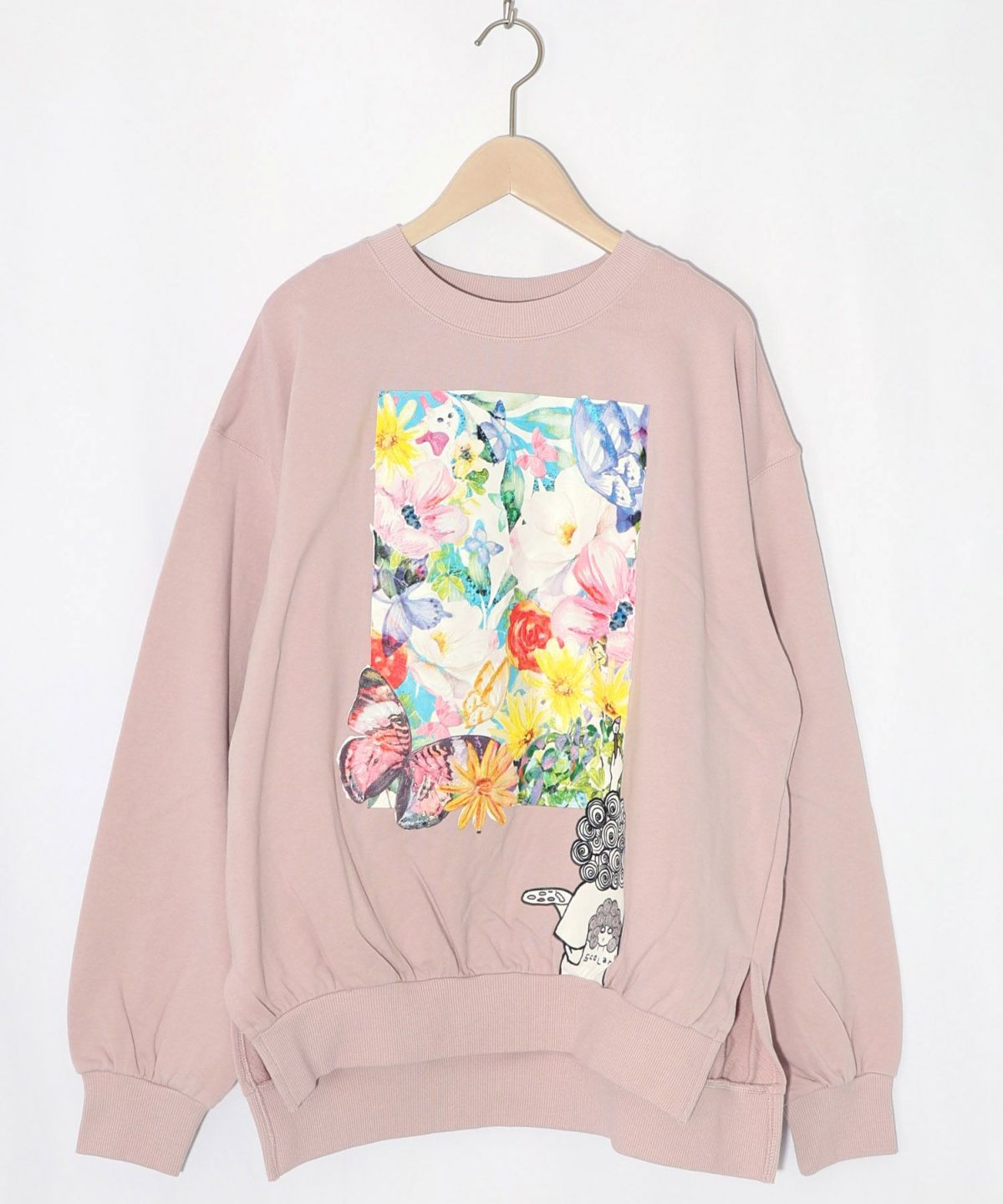 画家スカラーちゃんキャンバス柄プルオーバー-10