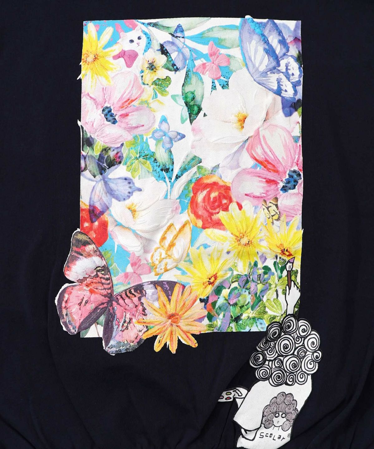 画家スカラーちゃんキャンバス柄プルオーバー-13