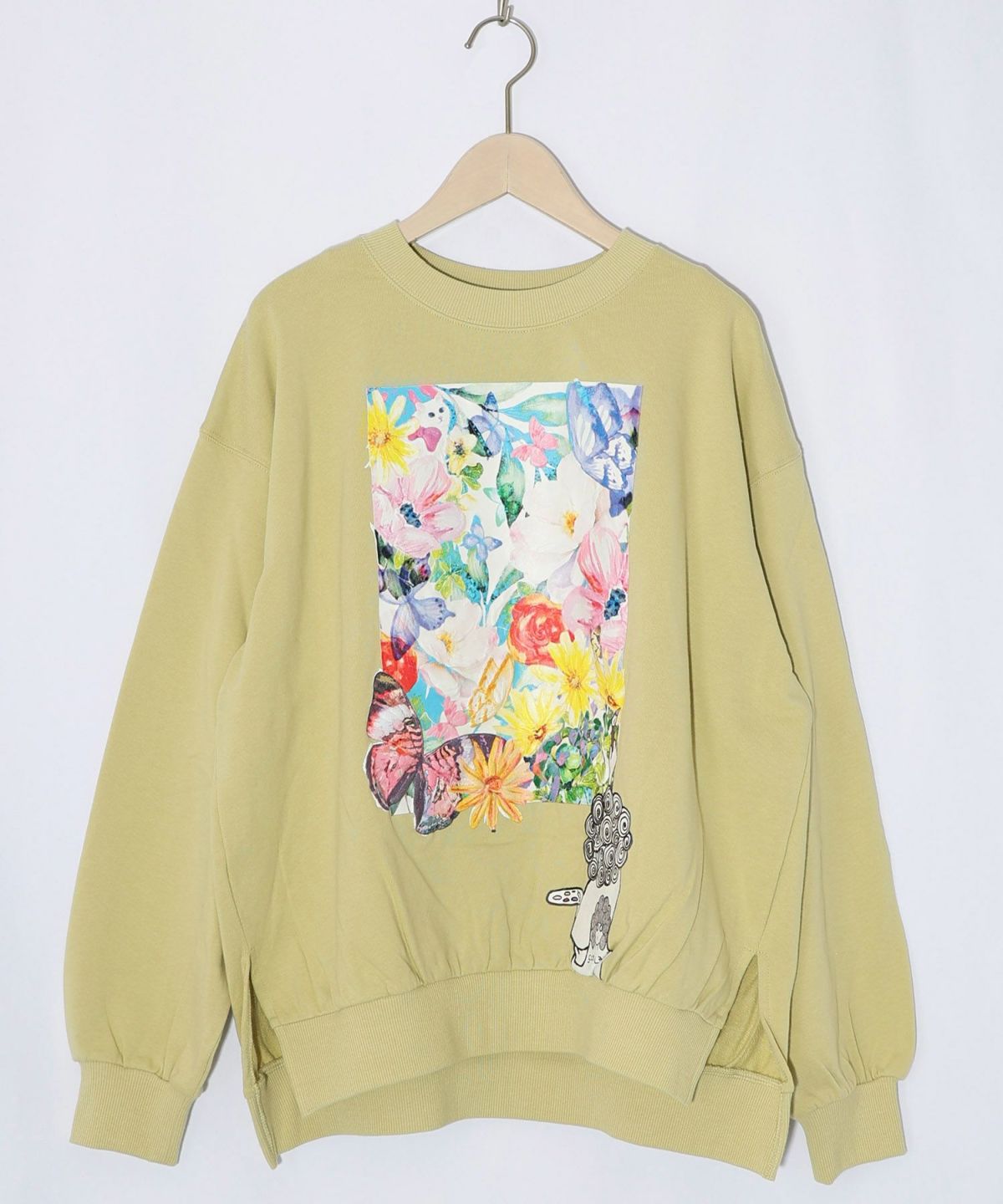 画家スカラーちゃんキャンバス柄プルオーバー-14