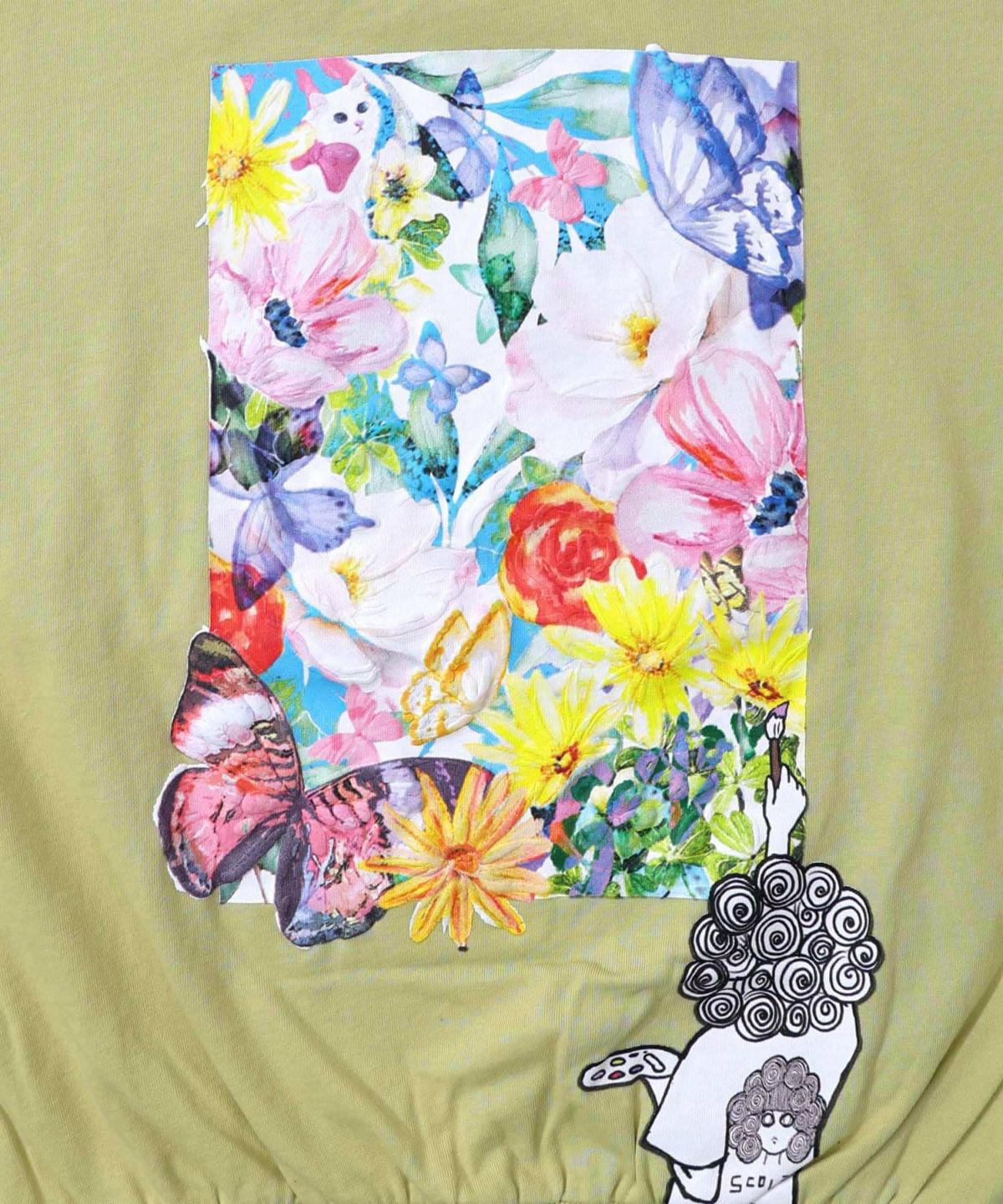 画家スカラーちゃんキャンバス柄プルオーバー-15