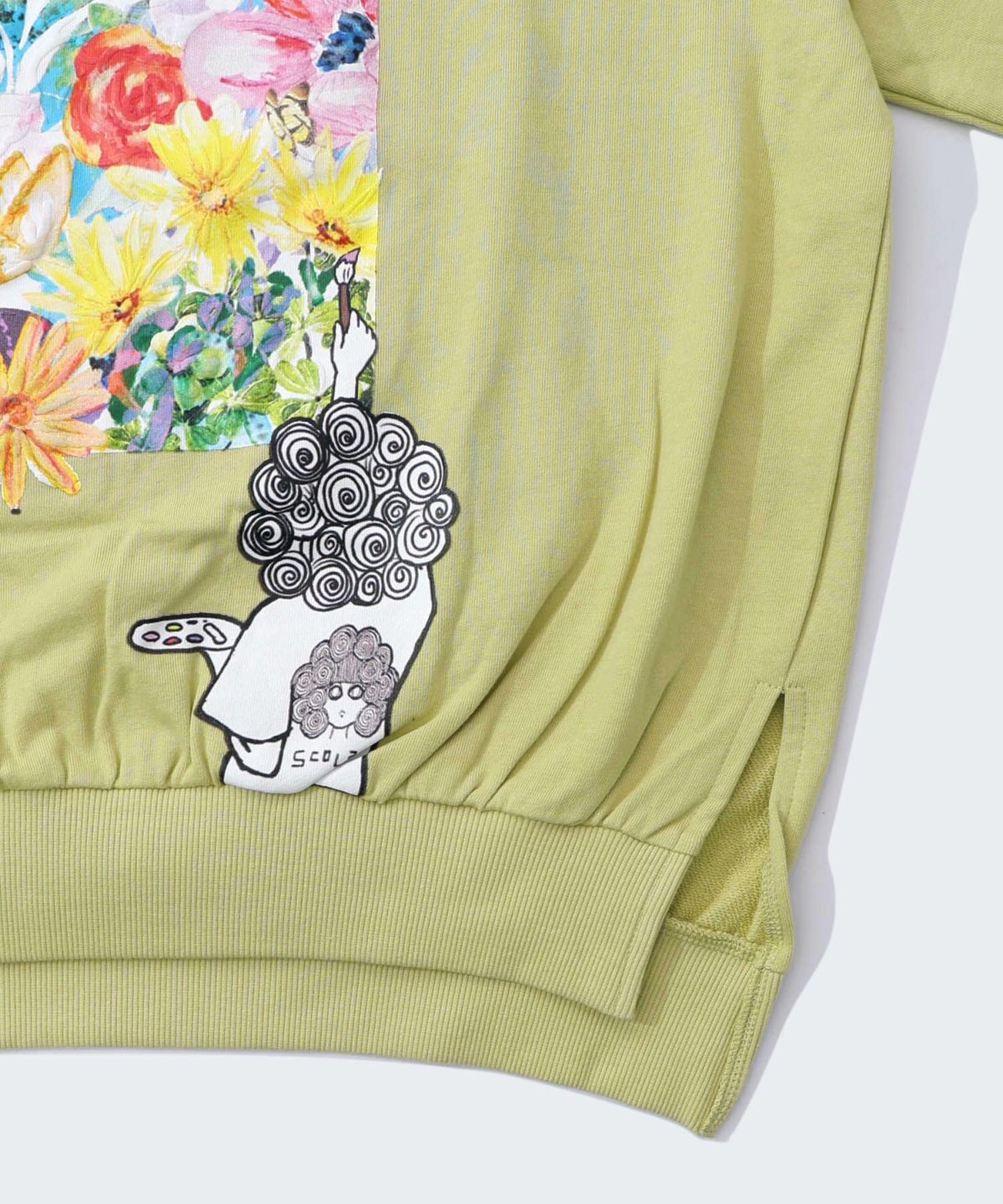 画家スカラーちゃんキャンバス柄プルオーバー-19