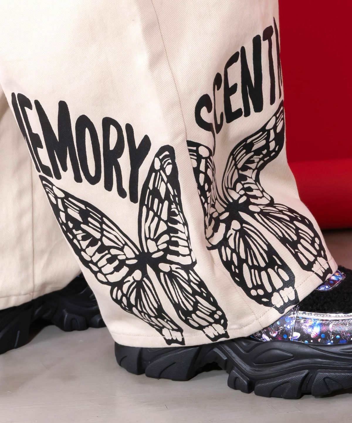 アップリケ×刺繍デニムorツイルパンツ-8