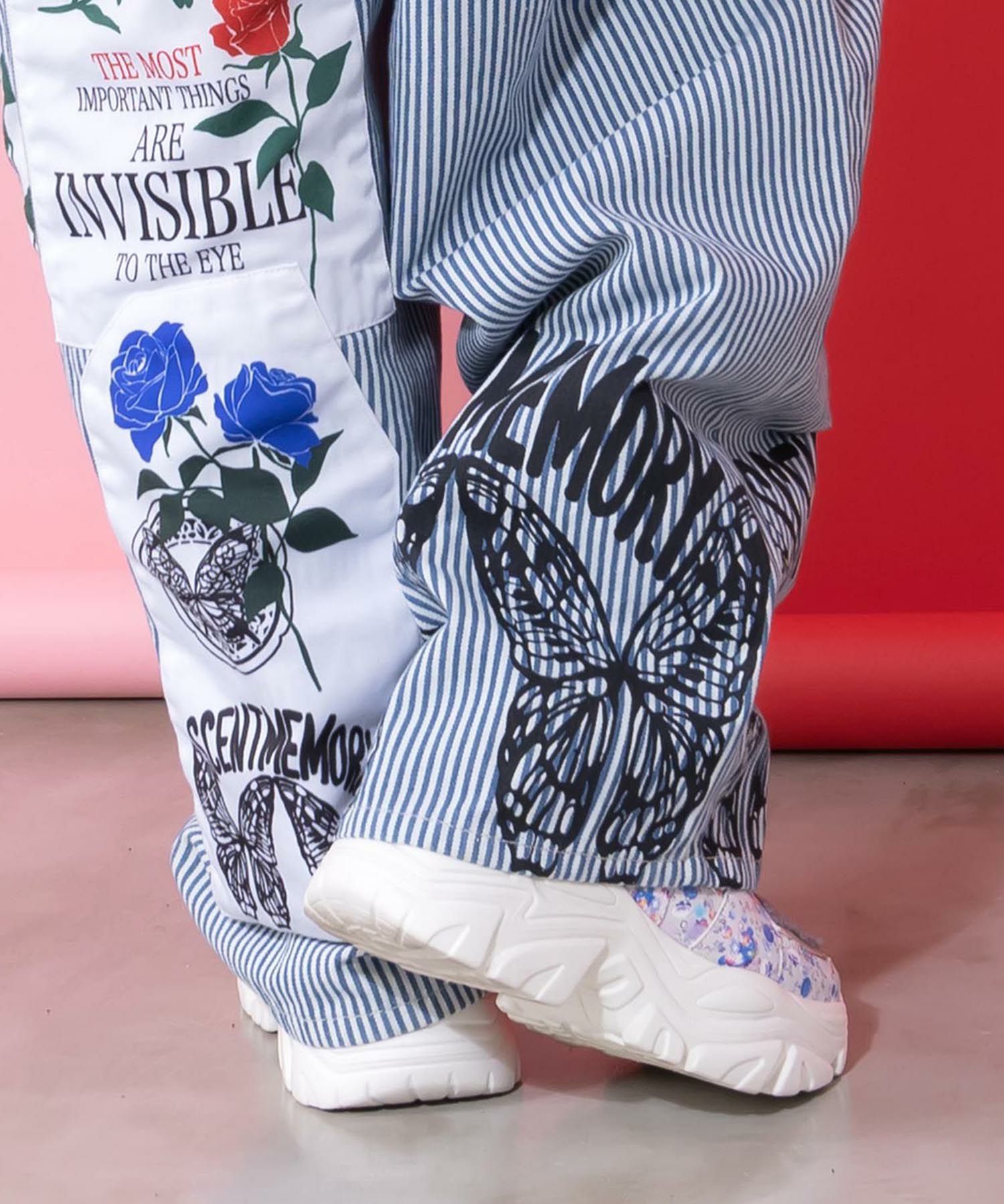 アップリケ×刺繍デニムorツイルパンツ-17