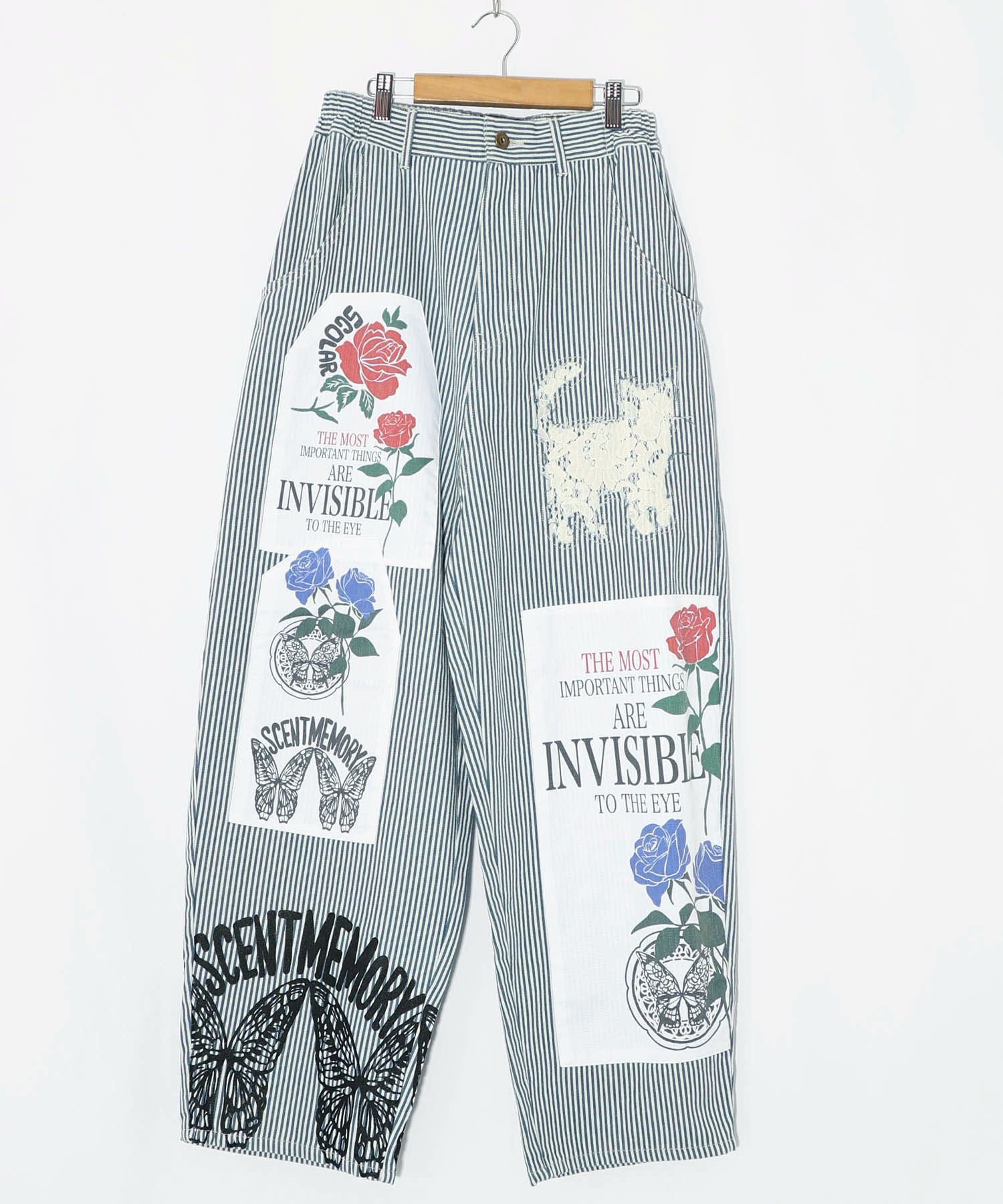 アップリケ×刺繍デニムorツイルパンツ-20