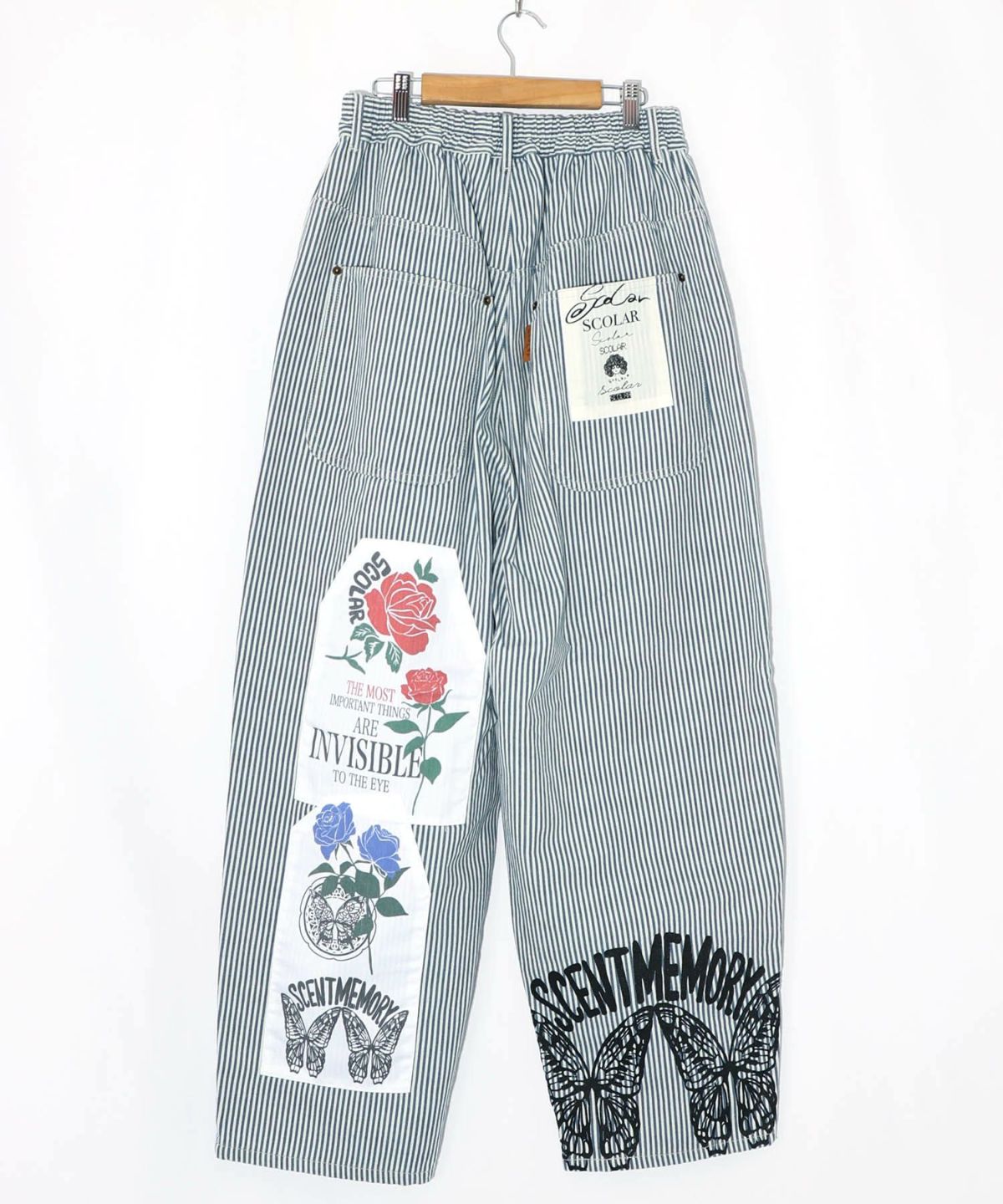 アップリケ×刺繍デニムorツイルパンツ-21