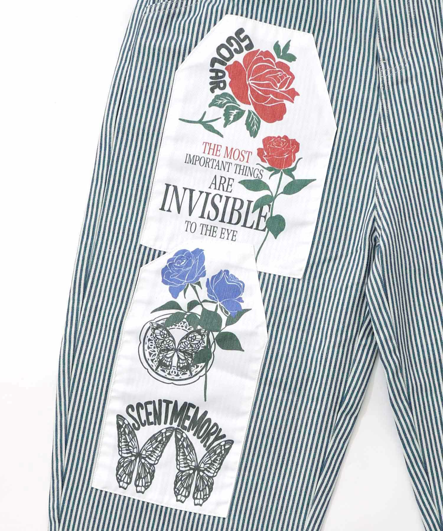 アップリケ×刺繍デニムorツイルパンツ-22