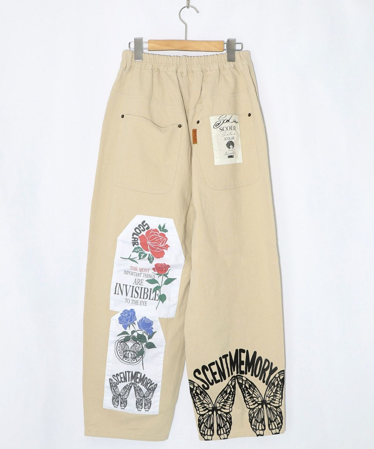 アップリケ×刺繍デニムorツイルパンツ-24