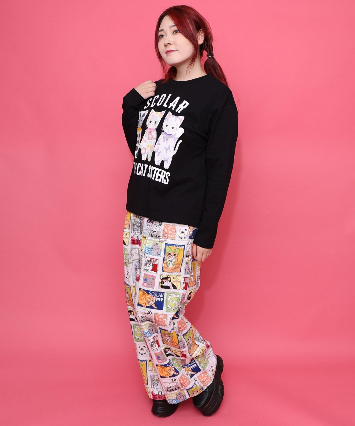 おしゃれネコシスターズTシャツ-4