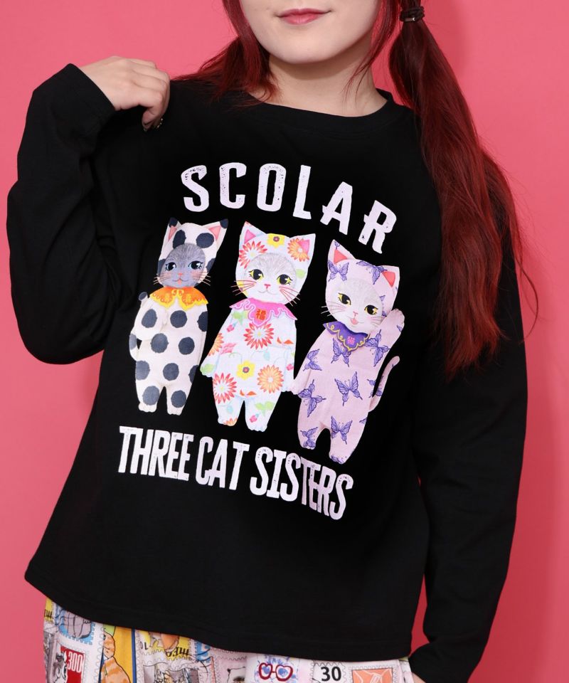 おしゃれネコシスターズTシャツ-8