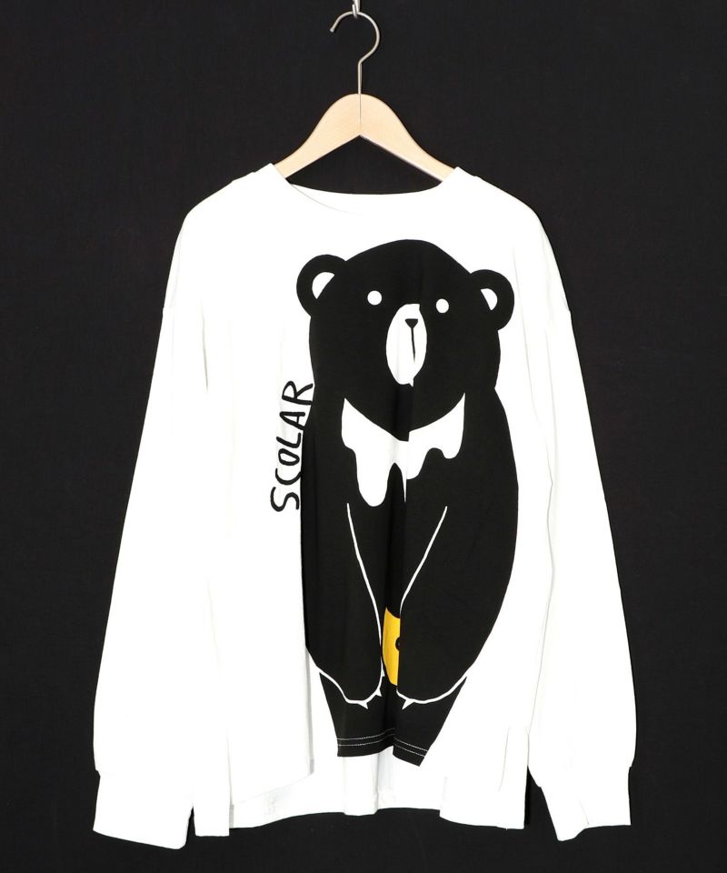 くま吉くんとアヒル柄ロンT-9