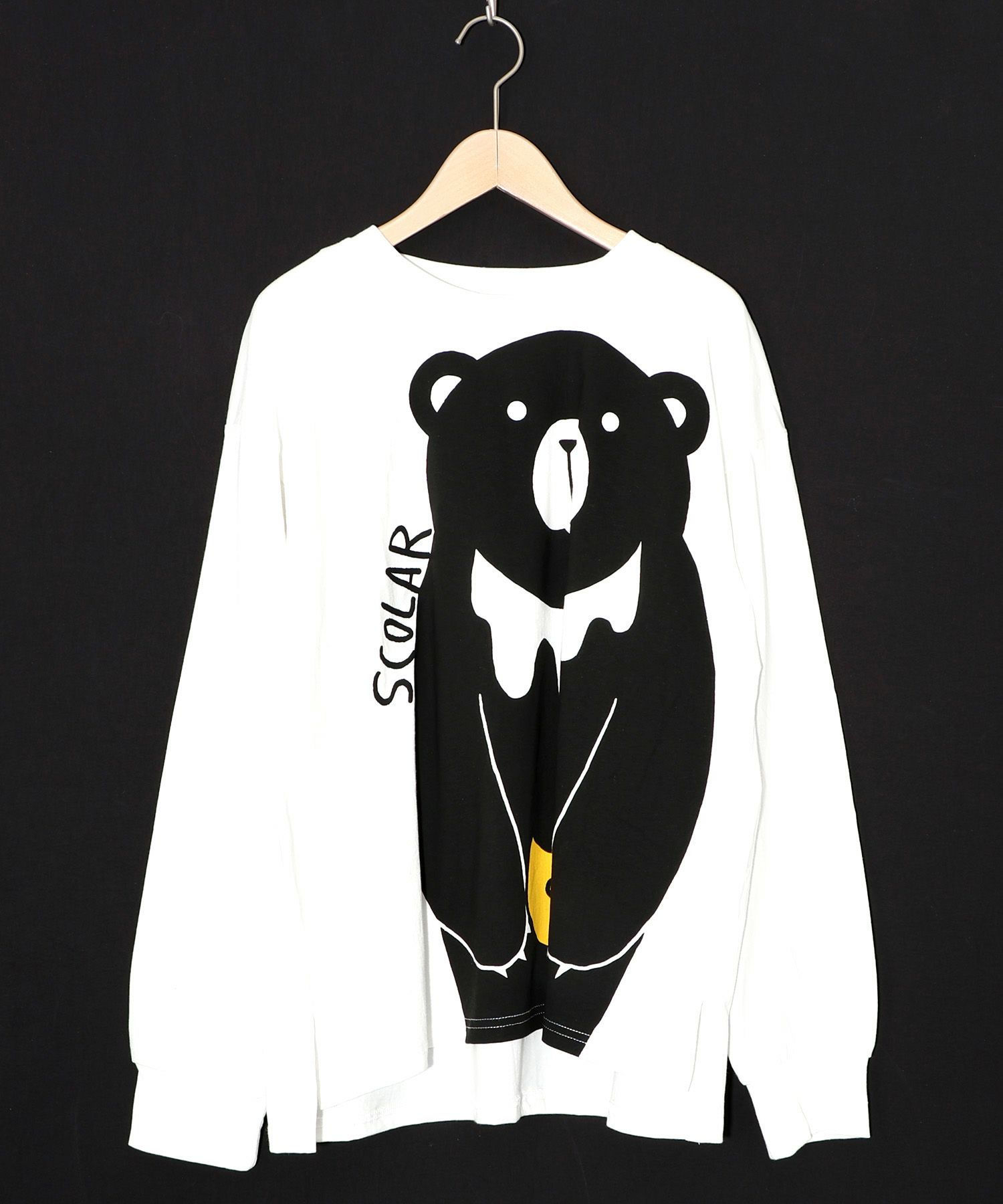 くま吉くんとアヒル柄ロンT-9