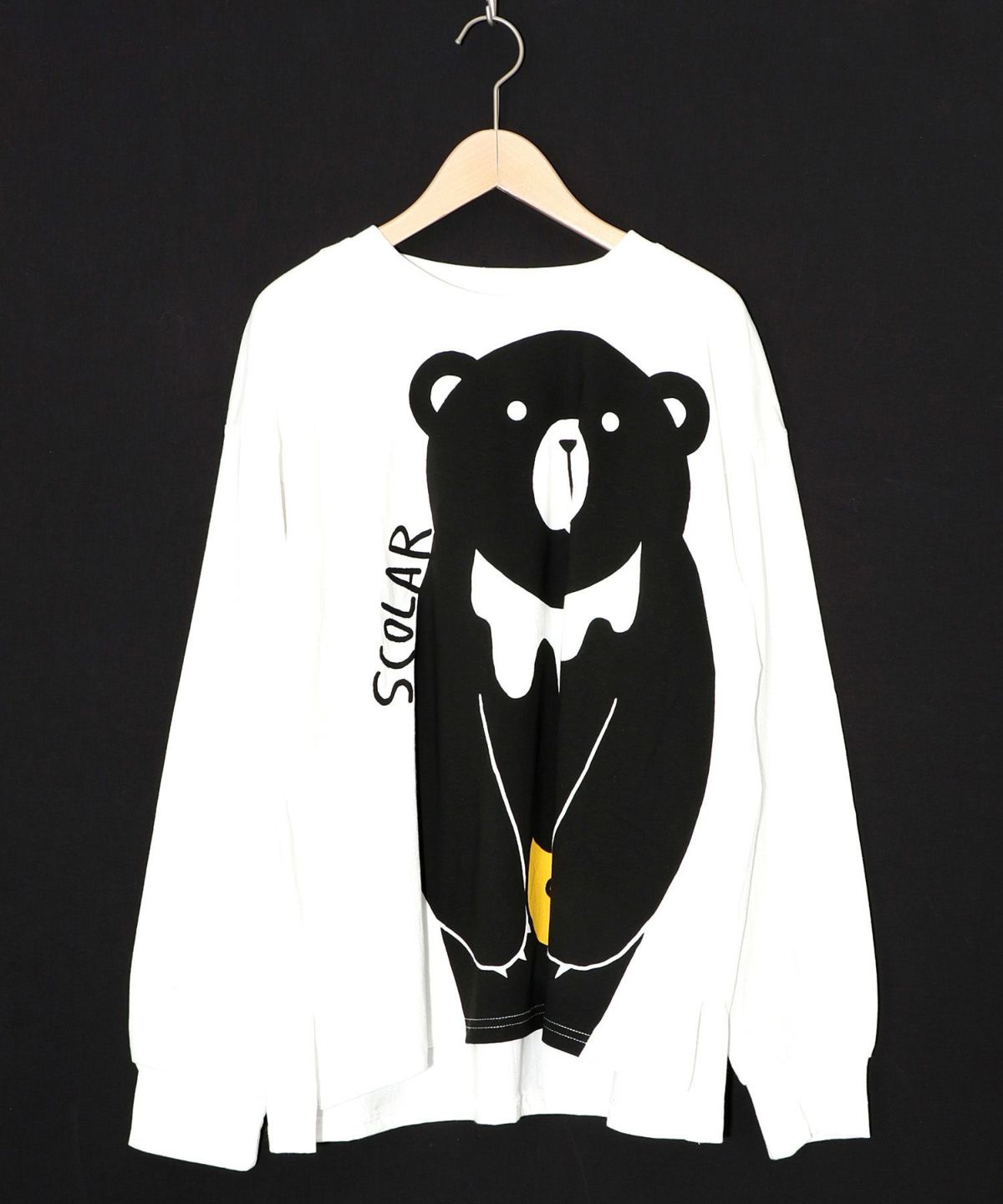 くま吉くんとアヒル柄ロンT-9