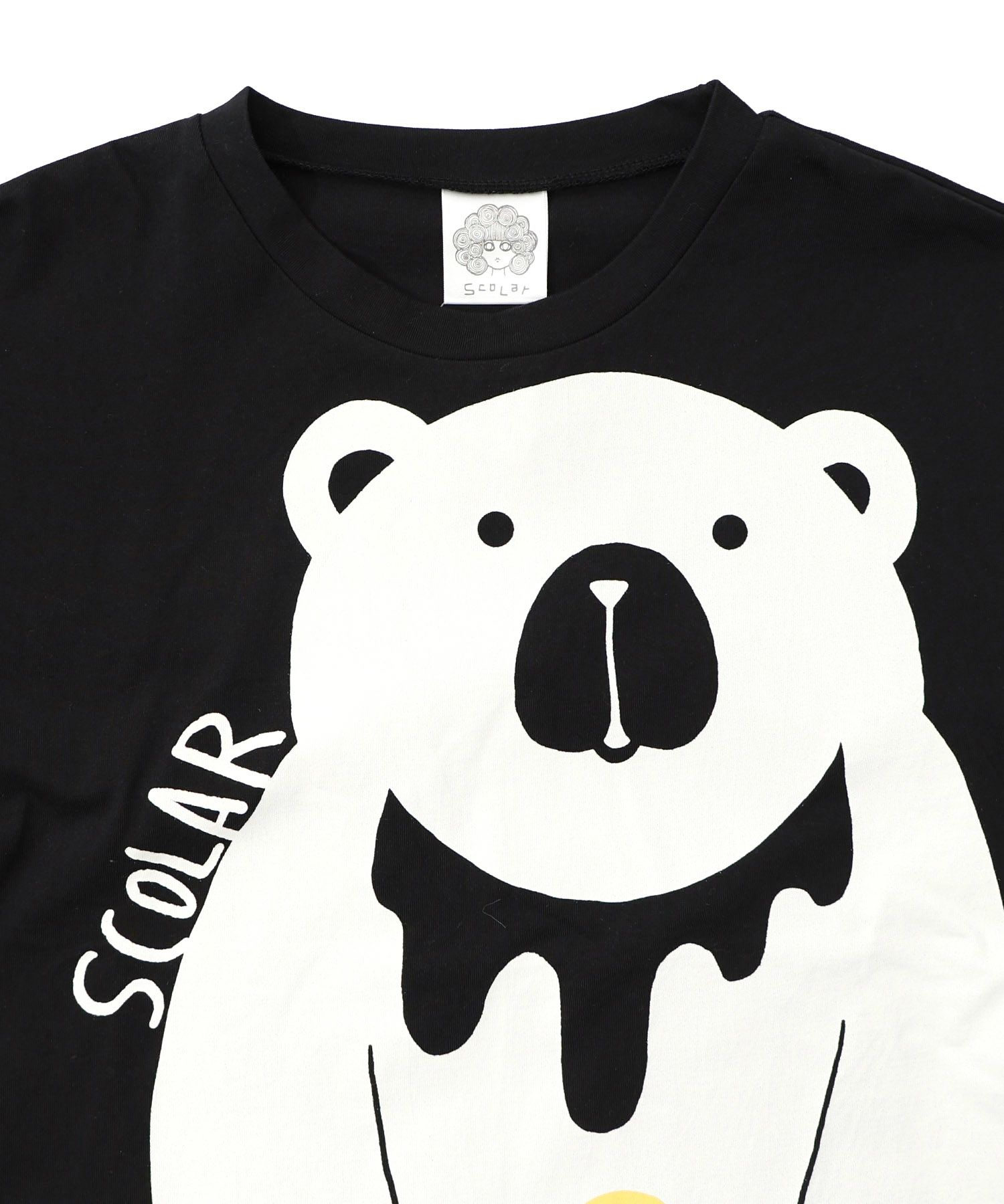 くま吉くんとアヒル柄ロンT-15