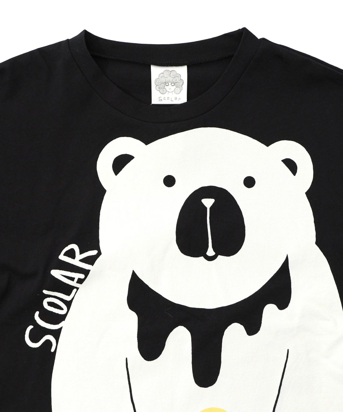 くま吉くんとアヒル柄ロンT-15