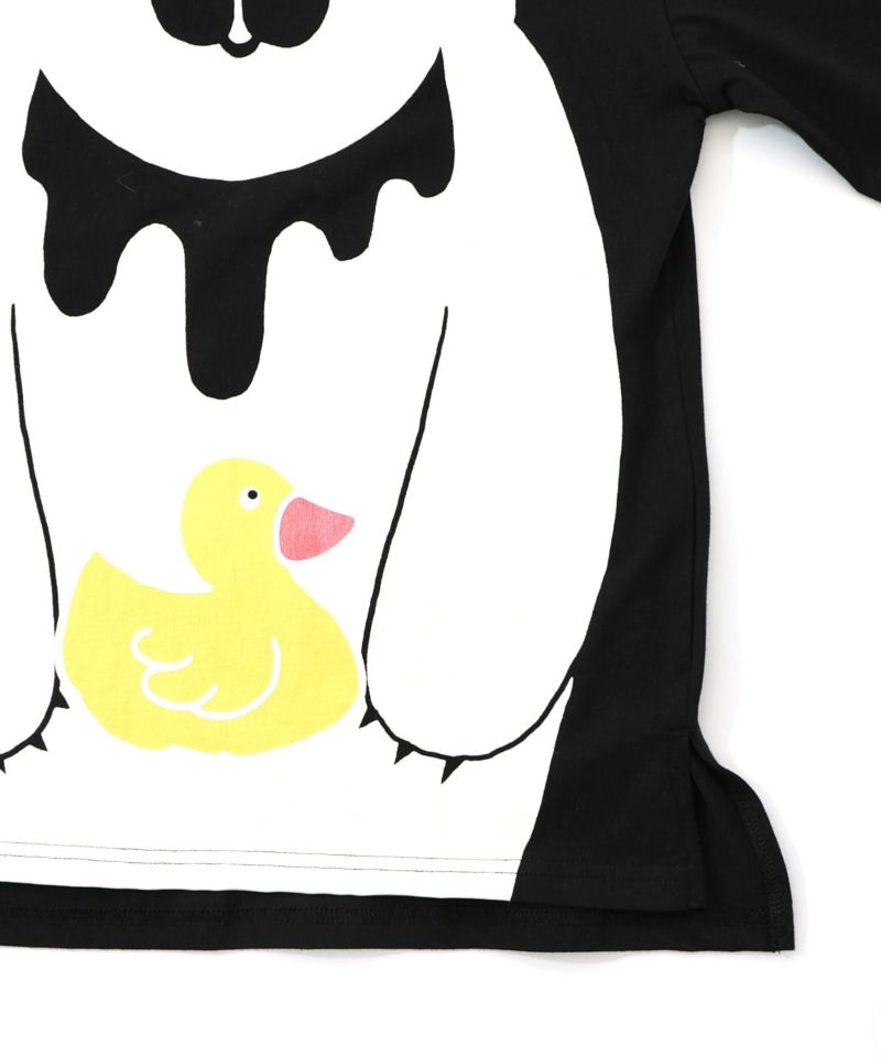 くま吉くんとアヒル柄ロンT-17