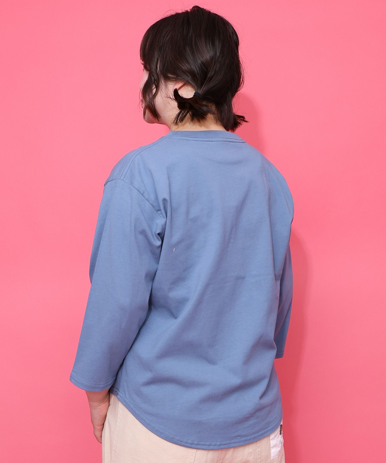 スカラーバーガータウン柄Tシャツ-6