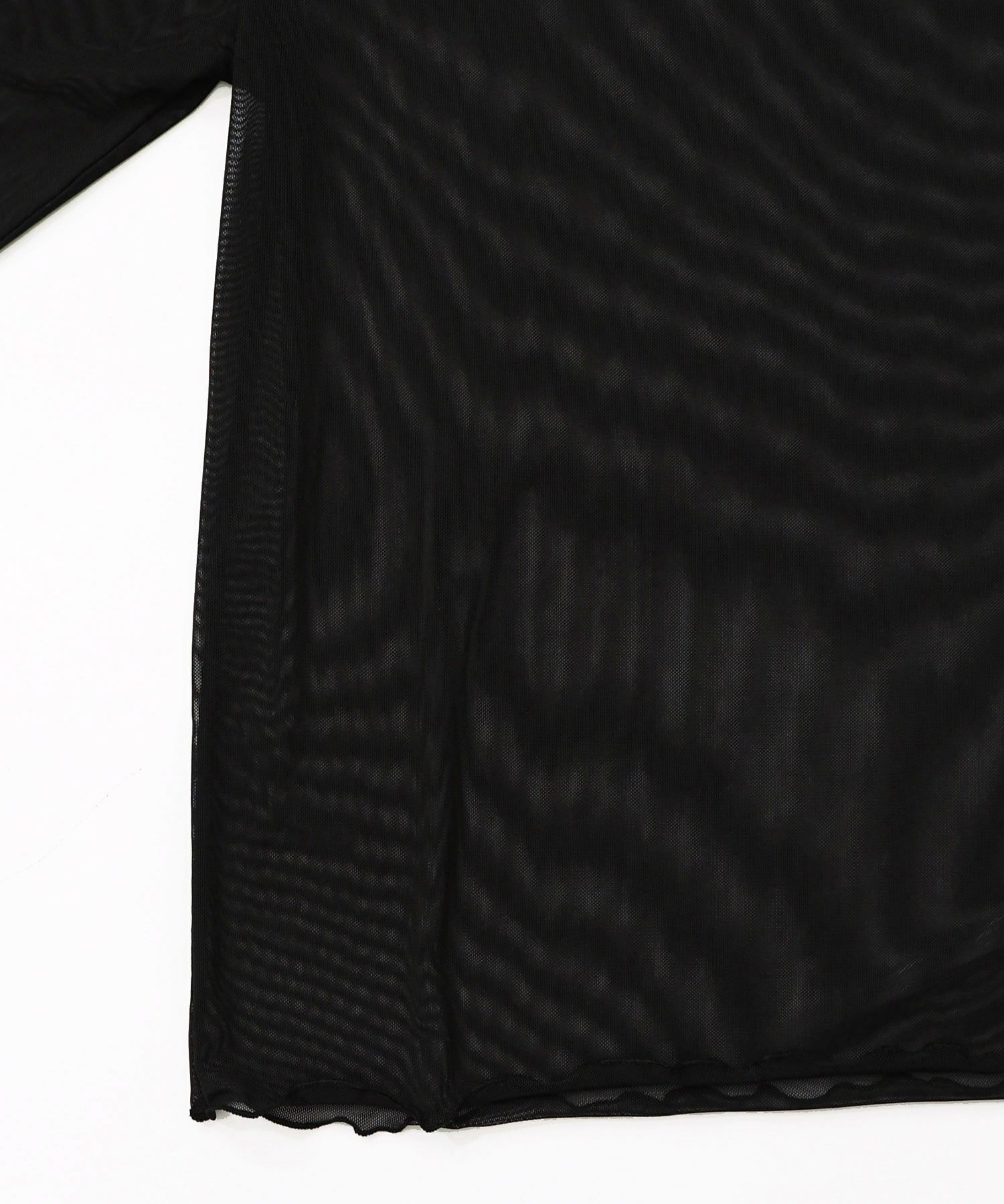 アンティーク風花蝶プリント ソフトチュールインナー-16