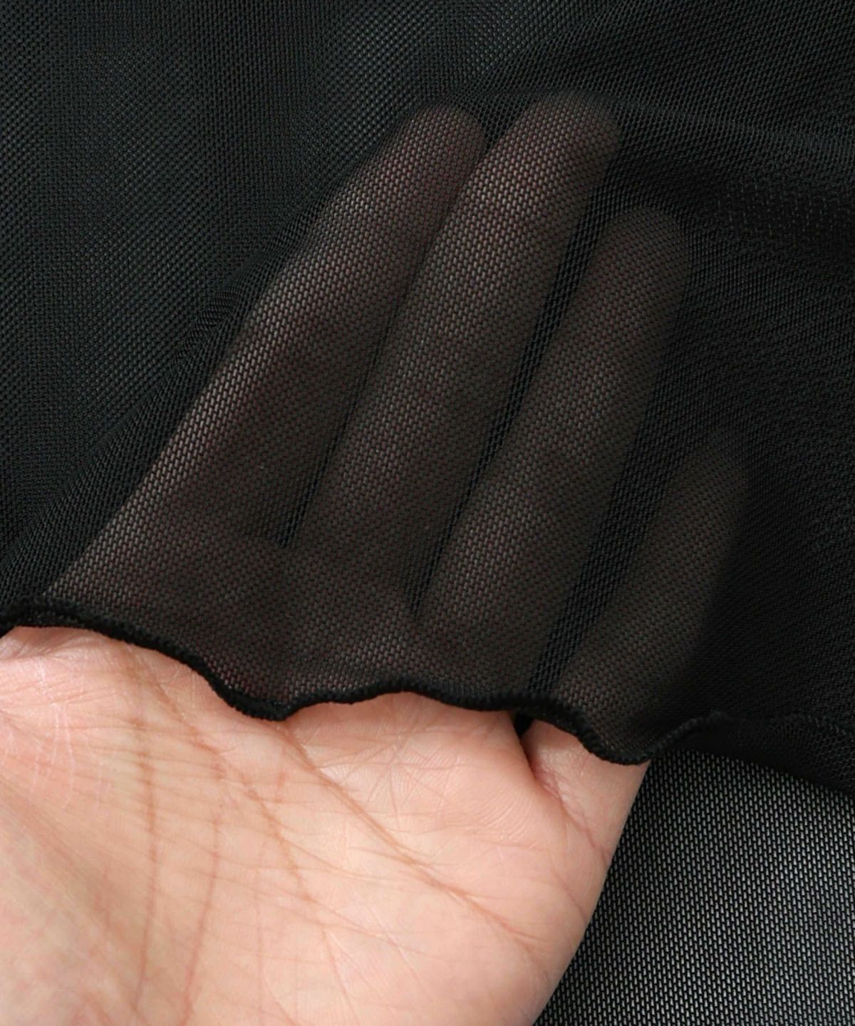 アンティーク風花蝶プリント ソフトチュールインナー-17