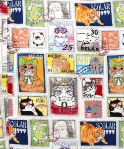 わんorにゃんスタンプ柄 バイオ加工パンツ-18