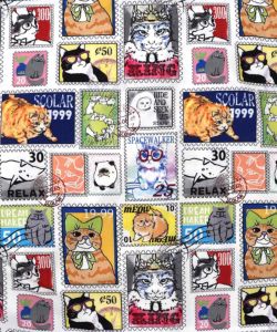 わんorにゃんスタンプ柄 ワッシャーシャツ-9