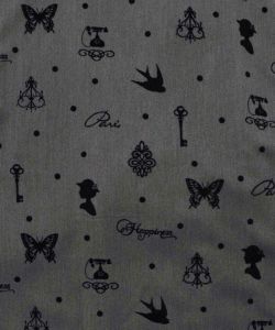 アンティーク調フロッキープリントベスト-13