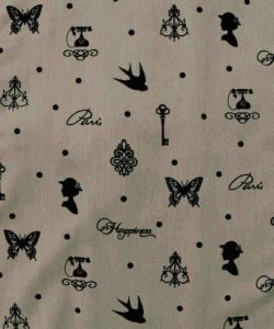 アンティーク調フロッキープリントベスト-16