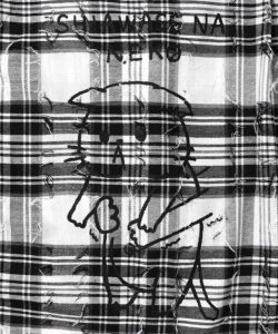 正月太りネコ柄デニムorチェックシャツパーカー-21