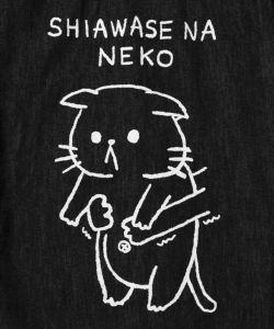 正月太りネコ柄デニムorチェックシャツパーカー-24