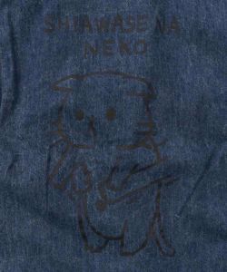 正月太りネコ柄デニムorチェックシャツパーカー-27