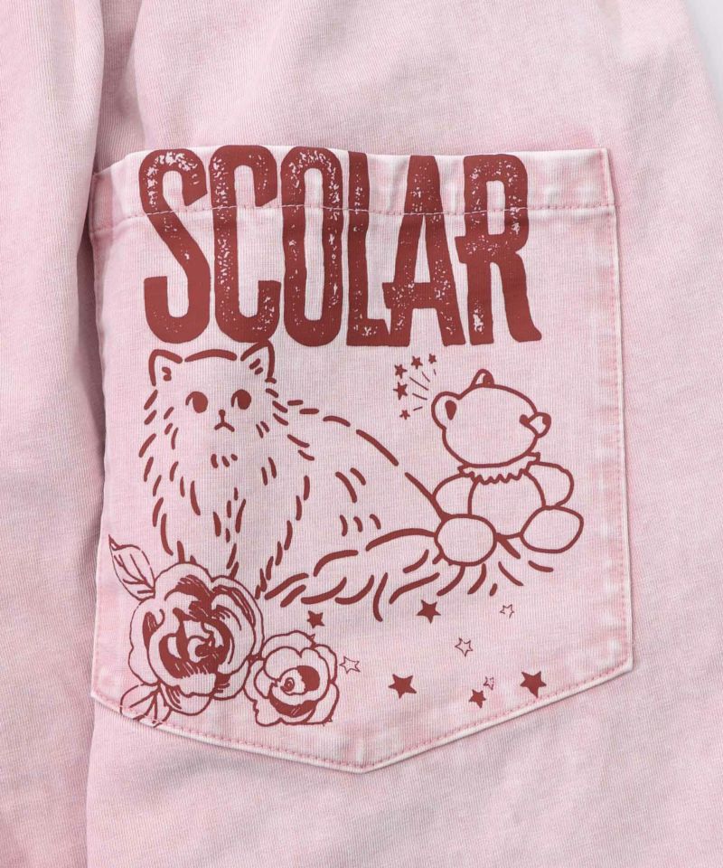 チョーク風柄コクーンパンツ-22