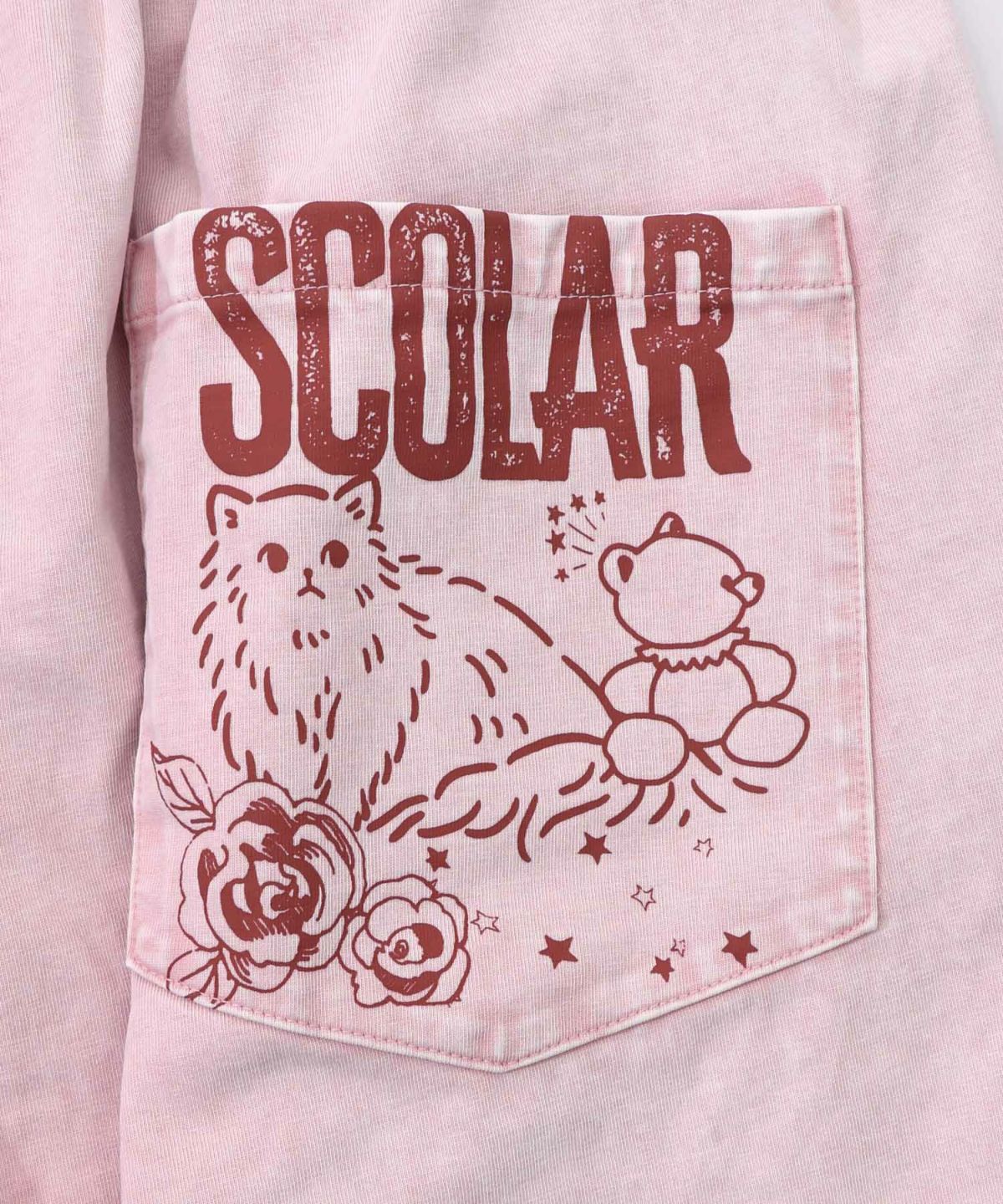 チョーク風柄コクーンパンツ-22