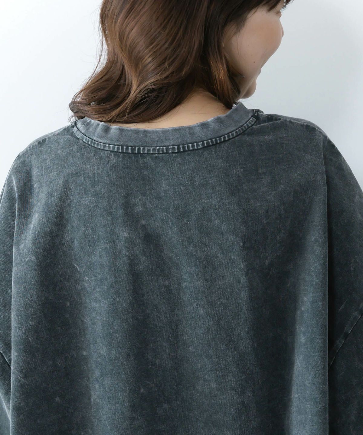 パッチワークウサギ柄ヴィンテージ風プルオーバー-7